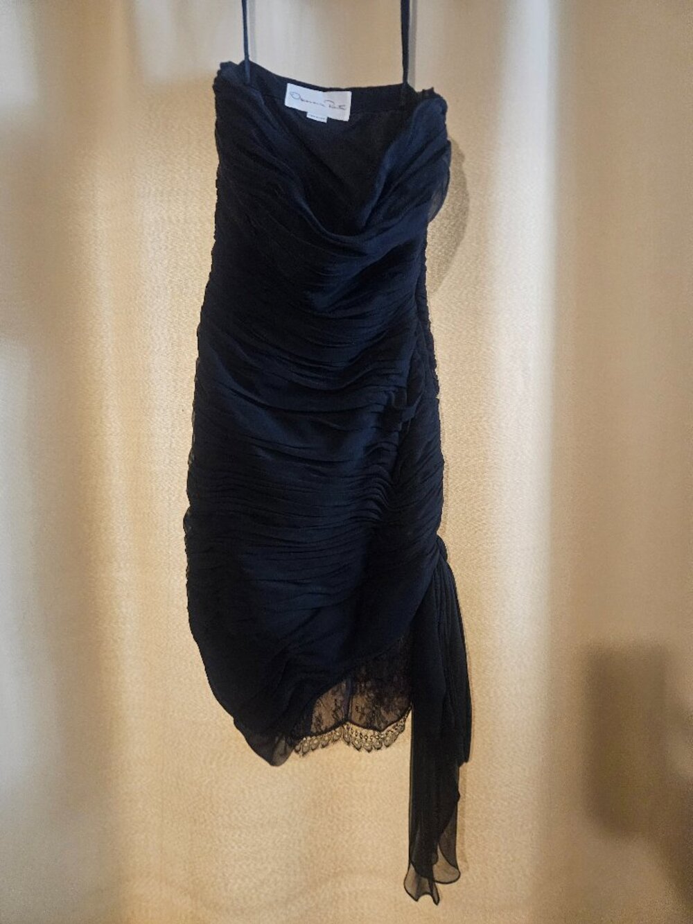 Oscar de la Renta Strapless Ruched Dress